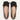 Midnight Black Leather Bowknot Square-Toe Ballet Flats